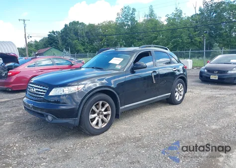 2006 Infiniti Fx35 z USA, uszkodzony, nr VIN JNRAS08WX6X201458